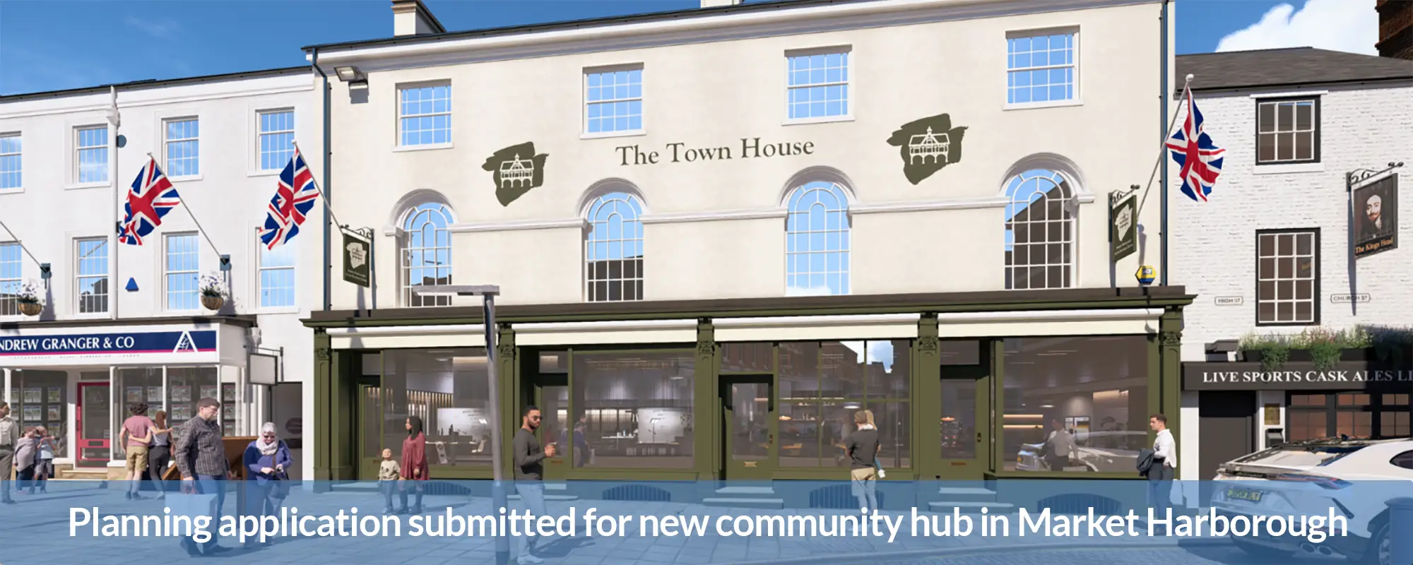 Planning application submitted for new multi-million-pound community hub in Market Harborough